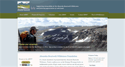 Desktop Screenshot of abwilderness.org